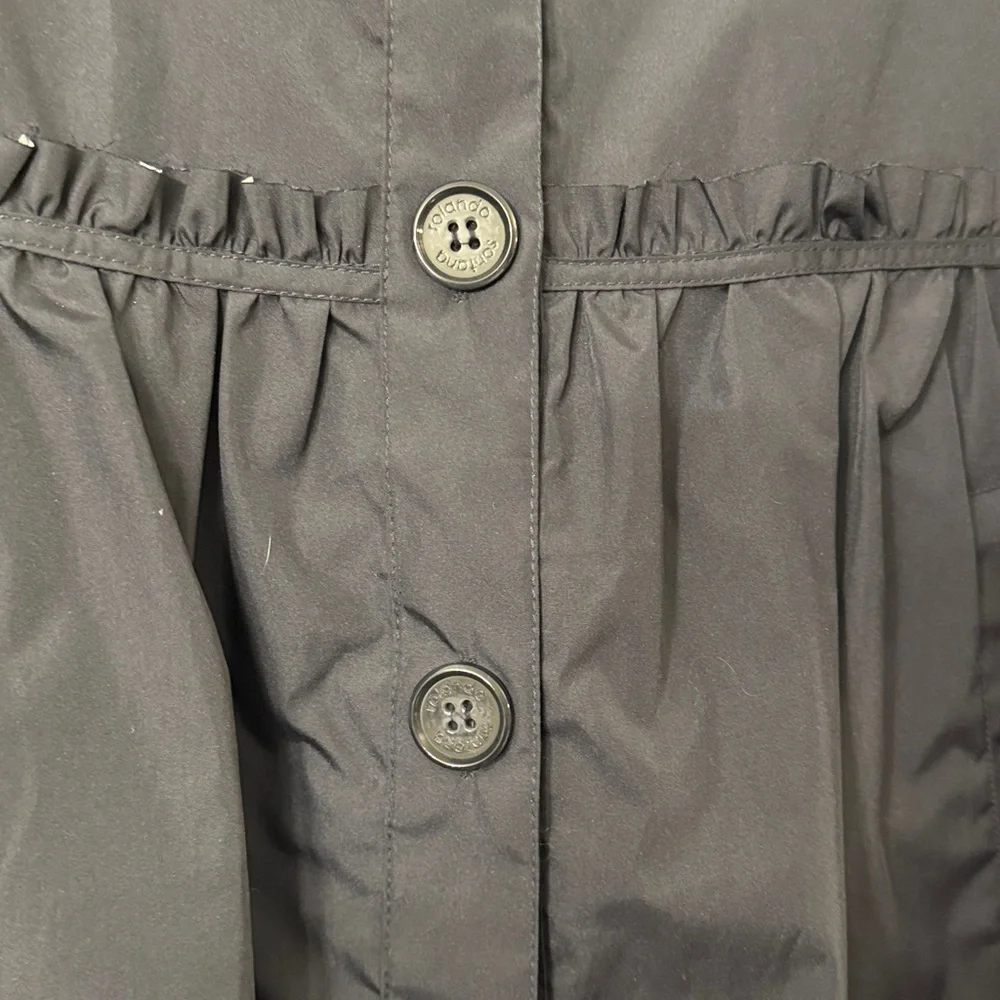 Chic Navy Women's Trench Coat - Picture 3 of 7